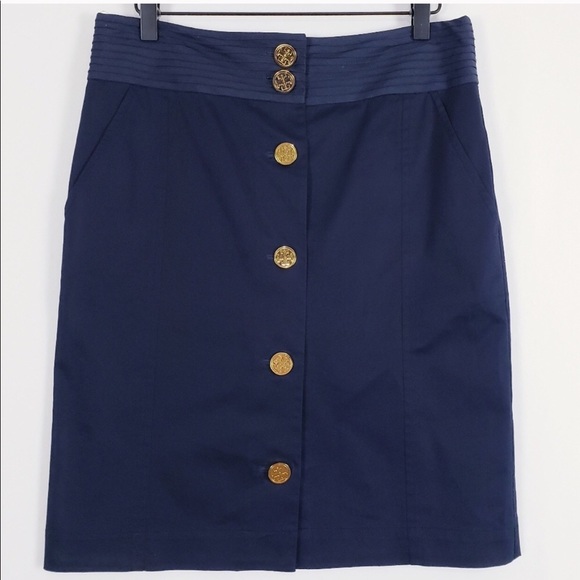 Tory Burch Dresses & Skirts - NWOT Tory Burch Navy High Waist Skirt